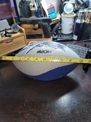 Vintage NFL Dallas Cowboys Hutch Rubber Football Tip to Tip 10.5 inch Greatshape