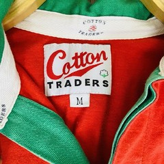Wales 1993/1995 Home Rugby Union Long Sleeve Shirt Vintage Cotton Traders Size M