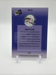 BRADY ALLEN 2024 LEAF COLLECTIVE PRO SET RC #7/8 *PURPLE SHIMMER*