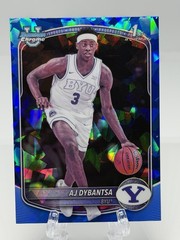 2025-26 Bowman Chrome Sapphire AJ Dybantsa Sapphire #BCP-1 BYU 1st Wizards