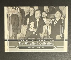 John F. Kennedy 2004 Upper Deck Wingfield Collection ‘62 All Star Game #DI-17