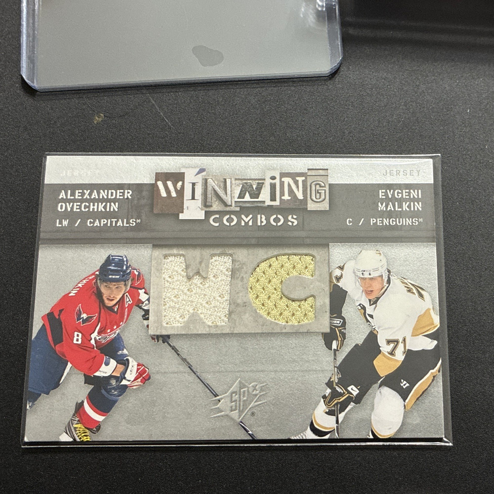 Upper Deck 2009-10 SPx Winning Combos Ovechkin Malkin #WC-OM Insert