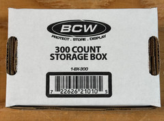 New (1) BCW 300 Count Cardboard Trading Card Storage Box