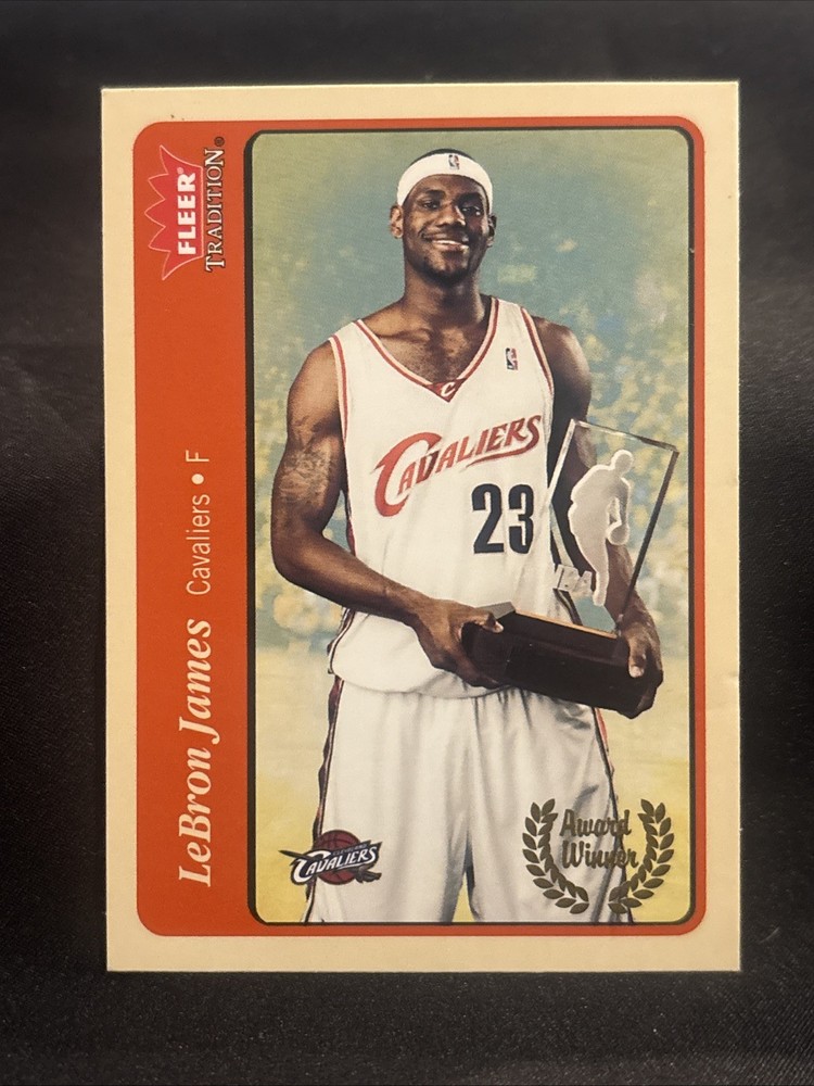 2004-05 Lebron James 2nd Year Fleer Tradition Cavs Lakers #210