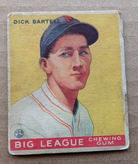 1933 Goudey DICK BARTELL Card #28 PHILADELPHIA PHILLIES