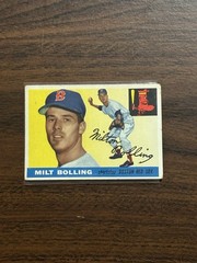 1955 TOPPS #91 MILT BOLLING RED SOX