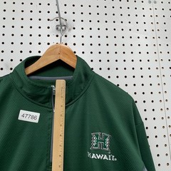 Hawaii University Men XL Green Quarter 1/4 Zip Pullover Active Knights Apparel