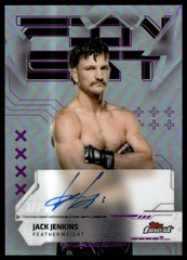 2025 Topps Finest UFC #FA-JJ Jack Jenkins Finest Autographs Refractors