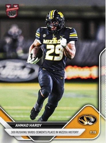 2025-26 Bowman U NOW Football Card 47 – Ahmad Hardy Mizzou 300 Yard Game