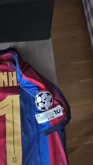 Nike FC Barcelona Raphinha #11 Men’s Jersey Size L Soccer UCL Blue Red