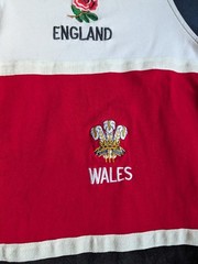 Vintage Cotton Traders All Nations Rugby Shirt XXL Rare Free Post