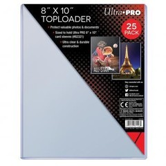 Ultra Pro 8″ X 10″ Toploader 25ct (sized to fit 8×10 card sleeves)