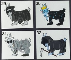GOAT USA Stickers – Pick your chosen GOAT! (24 choices) New, rare, collectibles