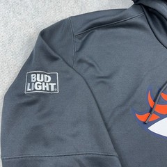 Denver Broncos Hoodie Mens XXL 2XL Gray Nike Dri Fit Performance NFL Football