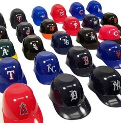 All 30 MLB Team Logo Official MLB 8oz Mini Baseball Helmet Ice Cream Snack Bowls