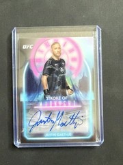 2025 Topps UFC Midnight Justin Gaethje Stroke of Midnight Auto #SMA-JG