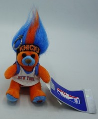 NBA New York Knicks Troll Bear Key Ring Vintage Keychain Finals, Doll, Gift NEW!