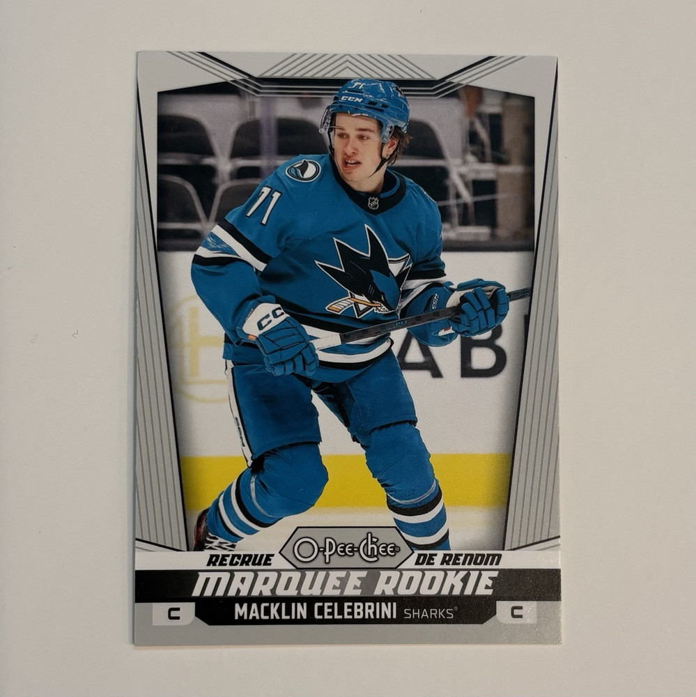 O-Pee-Chee 2024-25 Marquee Rookies #545 Macklin Celebrini RC Sharks