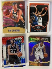 TIM DUNCAN Basketball Cards **You Pick** Top 75 HOF. Revised 5/29