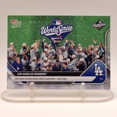 2025 Topps NOW Los Angeles Dodgers #929 First Back-to-Back World Series Champion