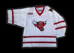VINTAGE UNO Mavericks BAKKA Authentic Hockey Jersey Size MEDIUM CCHA