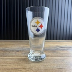 NFL Pittsburgh Steelers Logo 16.5 oz Pilsner Glass