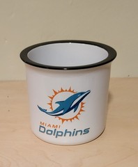 Miami Dolphins 13 oz Camp Coffee Mug