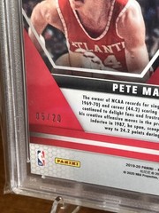 2019-20 Panini Mosaic #295 Pete Maravich Purple Gold Snakeskin /20 PSA 10