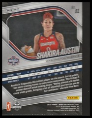 2025 Panini Prizm WNBA #81 Shakira Austin Ice Prizms