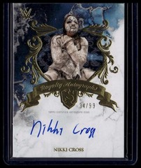 2025 Topps Royalty WWE #RAU-NCR Nikki Cross Royalty Autographs #/99