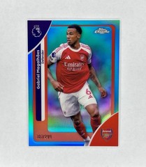 GABRIEL MAGALHAES 2025-26 Topps Chrome Premier League #16 Aqua Refractor /199