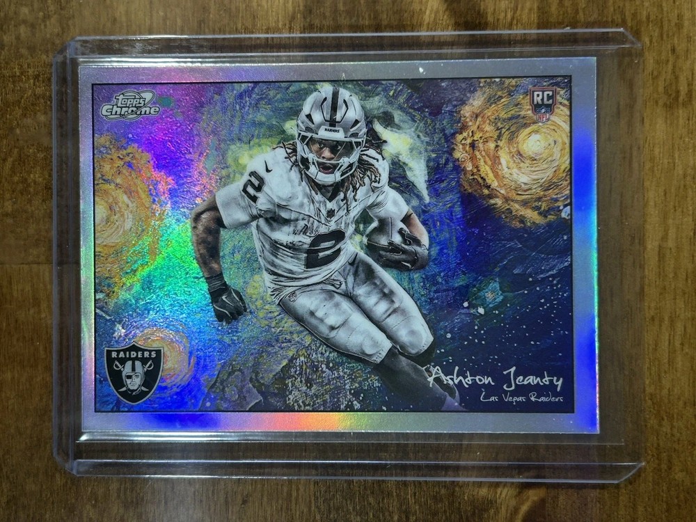 2025 Topps Cosmic Chrome Ashton Jeanty Stars In The Night #STN-4 RC Raiders