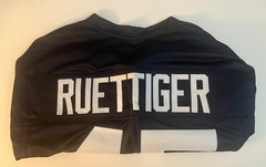 Notre Dame Legend RUDY RUETTIGER Signed Brand New #45 Jersey Beckett