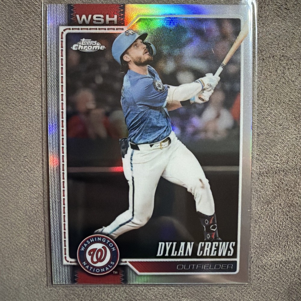 2026 Topps Chrome – Dylan CREWS Refractor #54 Nationals
