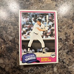 BOBBY MURCER 1981 Topps #602 SBC030