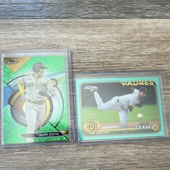 Topps 2024 2-Card Lot Juan Soto #94 /125 Dylan Cease #224 /199 Padres MINT
