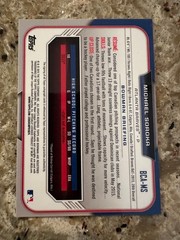 2015 Bowman Chrome 1st Auto Mike Michael Soroka #BCA-MS Atlanta Braves