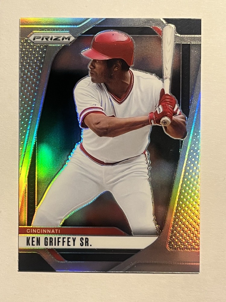 2025 Panini Prizm SILVER PRIZM Ken Griffey Sr. #256 – Cincinnati Reds