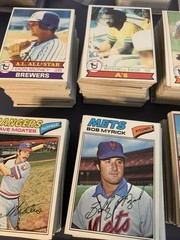 Huge (1100) 1974,1975, 1976, 1977, 1979 Topps Vintage Baseball Lot ~EX Condition