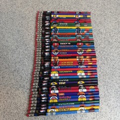 Vtg 90s NBA Basketball Team No 2 Pencil Unsharpened Lot of 43 Pencils Pentech