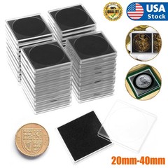 10-30x Coin Collection Box Premium Coin Organizer for Collectors Removable Tray