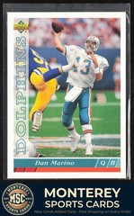Dan Marino 1993 Upper Deck #139 Miami Dolphins
