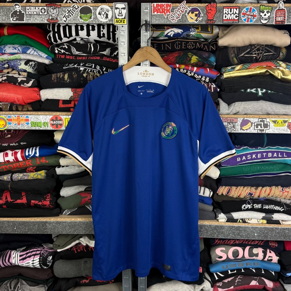 CHELSEA FC 2023 2024 HOME FOOTBALL SHIRT SOCCER JERSEY NIKE MENS SIZE XLARGE