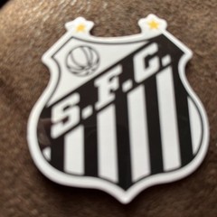 4 Authentic 6cm x 6cm STICKERS Santos FC Brazilian 🇧🇷 Football Club