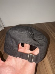 VTG Tapout MMA Cadet Hat Black Military Cap Y2K Distressed Graffiti Logo OSFM