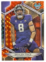 2023 Bowman’s Best University – Bralen Trice #76 Orange /25 RC Huskies