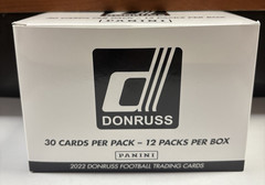 2022 Panini Donruss NFL Football Factory Sealed 12 Pack Fat Pack Box
