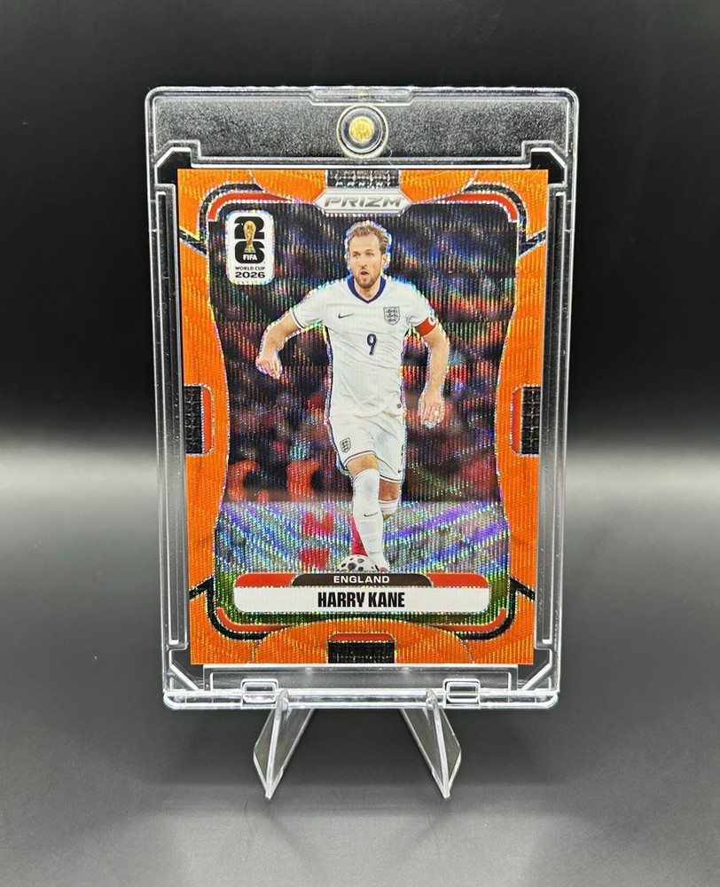 Harry Kane 2026 Panini Prizm FIFA World Cup #109 ORANGE WAVE /125 – England