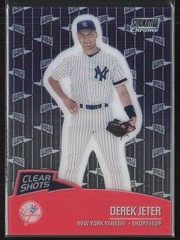 2000 Stadium Club Chrome #CS1 Derek Jeter Clear Shots New York Yankees (JT)
