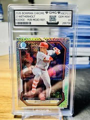 2026 Bowman Chrome JJ Wetherholt Rookie M/B Mojo GMG Graded 10 Gem Mint 💎 RC